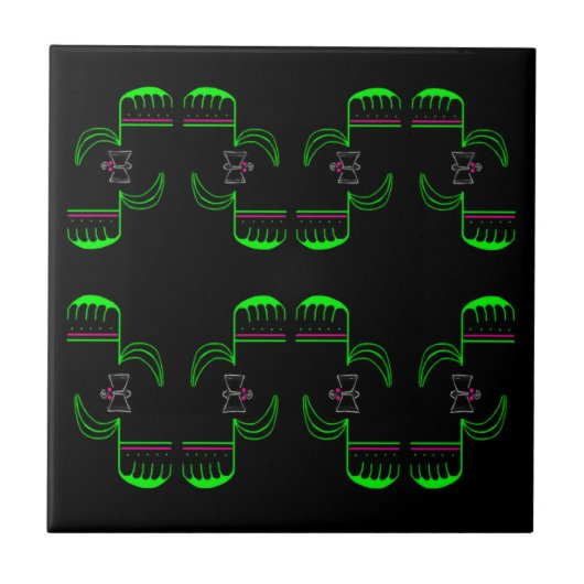 Cray Cray Venus Flytrapセラミックタイル タイル (正面)
