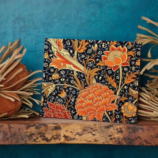 Cray, famous pattern by William Morris, フォトプラーク (側面)