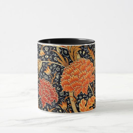 Cray, famous pattern by William Morris, マグカップ (中央)