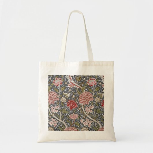 Cray Floral Textile William Morris トートバッグ (正面)
