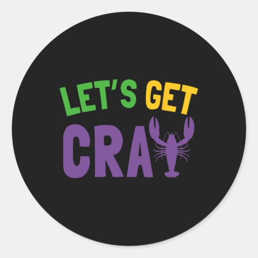 Cray Mardi Grasを入手しよう ラウンドシール (正面)