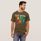 Cray On先生 Tシャツ (正面フル)