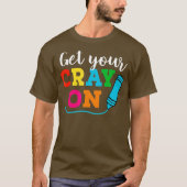 Cray On先生 Tシャツ (正面)