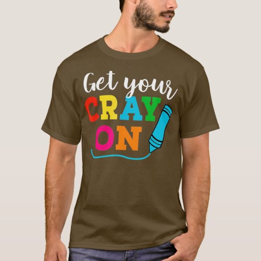 Cray On先生 Tシャツ (正面)