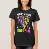 Cray On Dabbing Crayons新学期St Tシャツ (正面)