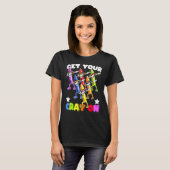 Cray On Dabbing Crayons新学期St Tシャツ (正面フル)