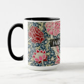 Cray Pattern – 花と離れ- WilliamMorris マグカップ (左)
