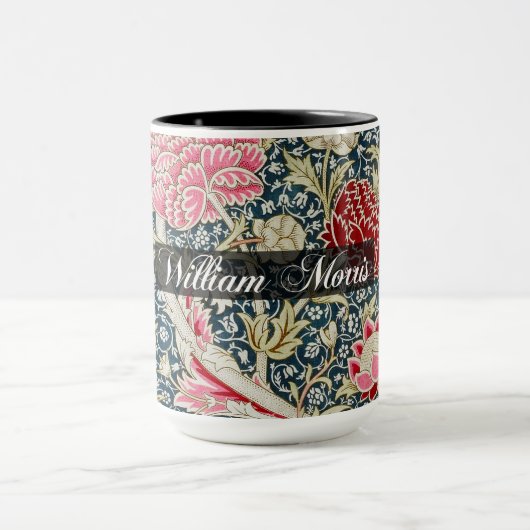 Cray Pattern – 花と離れ- WilliamMorris マグカップ (中央)