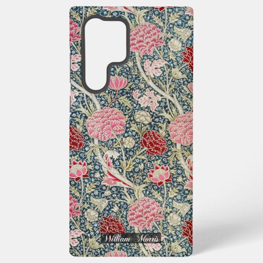 Cray Pattern – 花と離れ- WilliamMorris Samsung Galaxyケース (裏面)