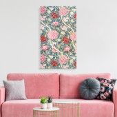 Cray Pattern (by William Morris)アート キャンバスプリント (インサイチュ (リビング))