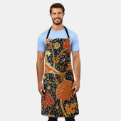 Cray, pattern by William Morris, エプロン (着用した状態)