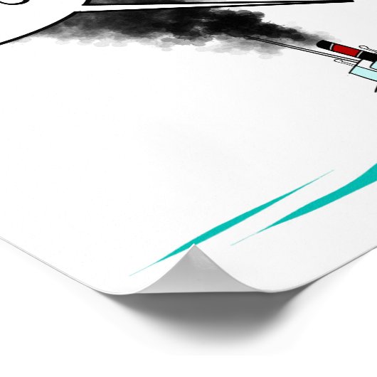 CRAY-poと発音される ポスター (角)