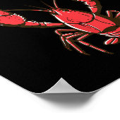 Crayfish Whos Your Crawdaddy Funny Crawfish Crawda ポスター (角)