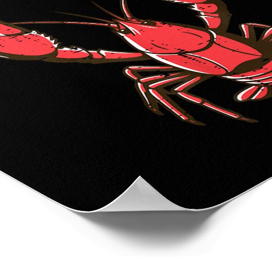 Crayfish Whos Your Crawdaddy Funny Crawfish Crawda ポスター (角)