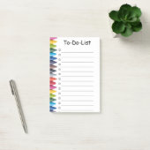 Crayoのボーダーにリストの正方形のチェック・ボックス ポストイット (オフィス)