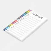 Crayoのボーダーにリストの正方形のチェック・ボックス ポストイット (アングル)