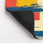 Crayon and Butterfly Flowers マウスパッド (コーナー)