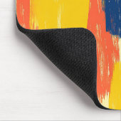 Crayon and Butterfly Flowers マウスパッド (コーナー)