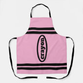 Crayon Apron Family & Group Costumes - Pink エプロン (正面)