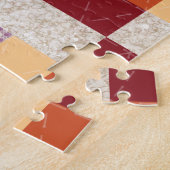 Crayon Box Patchwork Print ジグソーパズル (側面)