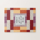 Crayon Box Patchwork Print ジグソーパズル (横)