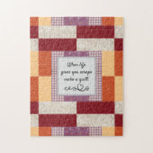 Crayon Box Patchwork Print ジグソーパズル (縦)