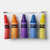Crayon Notebook Paper Zippered Pouch アクセサリーポーチ (裏面)