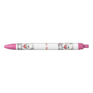 crayon nounours d'amour  赤ボールペン