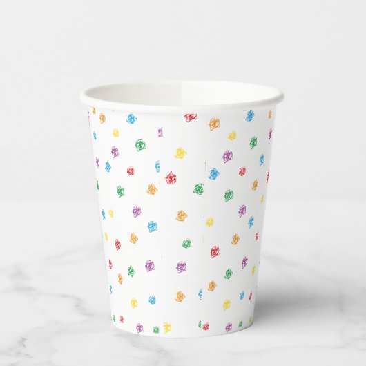 Crayon vasos de papel 紙コップ (左)