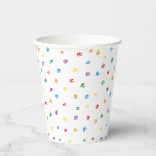 Crayon vasos de papel 紙コップ (正面)