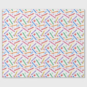 Crayons ラッピングペーパー (フラット)