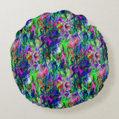 Crazee Squiggly Garden.... ラウンドクッション (裏面)