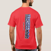 CRAZY!が前面に大きくプリントされたFRENZIEDminds Tシャツ (裏面)