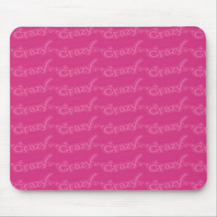 CRAZY マウスパッド タテ 001 PINK