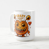 Crazy About You Monster Love Mug コーヒーマグカップ (正面左)