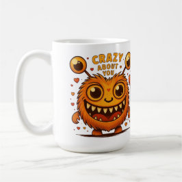 Crazy About You Monster Love Mug コーヒーマグカップ