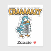 Crazy Bird Sticker シール (シート)