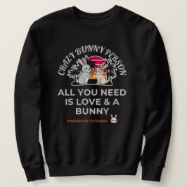Crazy Bunny Person スウェットシャツ