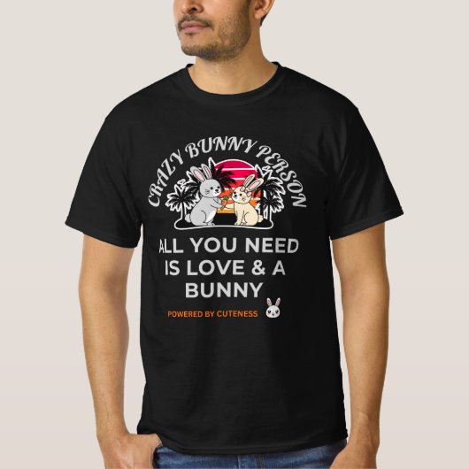 Crazy Bunny Person Tシャツ (正面)