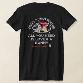 Crazy Bunny Person Tシャツ