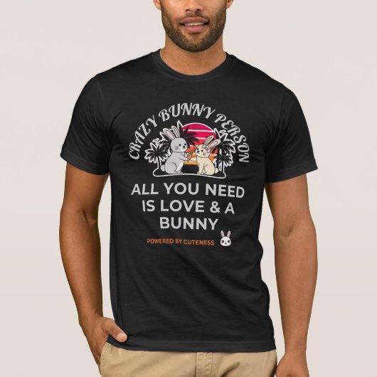 Crazy Bunny Person Tシャツ (正面)