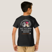 Crazy Bunny Person Tシャツ (裏面フル)