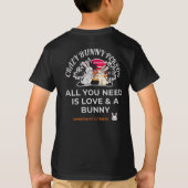 Crazy Bunny Person Tシャツ (裏面)