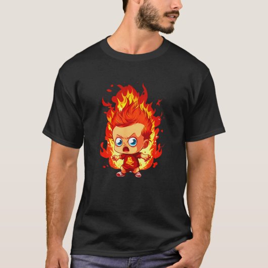 Crazy burning Child Tシャツ (正面)