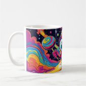 Crazy Candy Swirl Fun Mug コーヒーマグカップ (左)