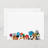 Crazy cap animals skateboard kaffeetasse ポストカード (正面/裏面)