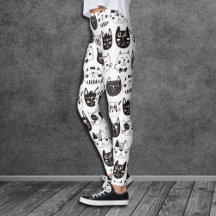 Crazy Cat Faces Pattern