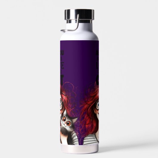 Crazy Cat Lady  ウォーターボトル (右面)