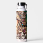 Crazy Cat Lady  ウォーターボトル (背面)