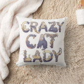 Crazy Cat Lady クッション (ブランケット)